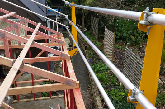 Roof Safety Rail System NZ Builder Scaffolding For Sale